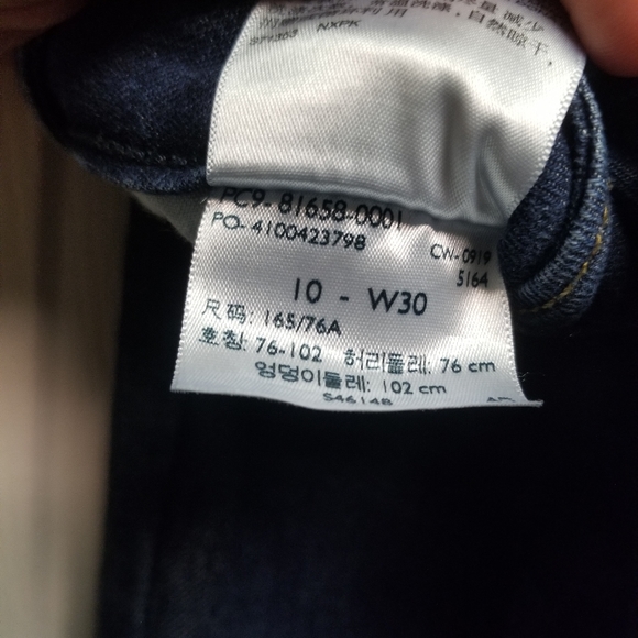 Signature by Levi Strauss & Co. Women Dark Wash High Rise Skinny Ankle Crop Jean - Picture 5 of 12